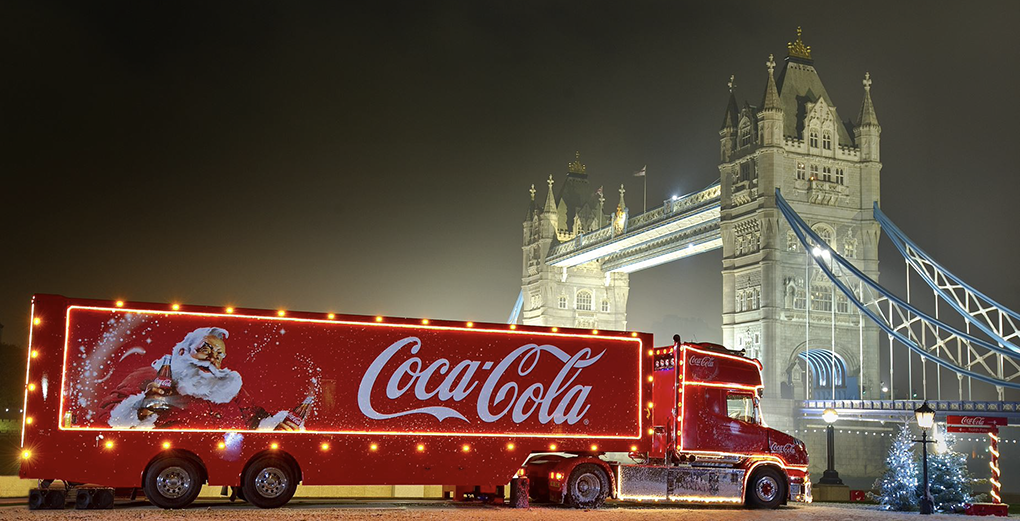 Festive Coca-Cola Christmas Truck Tour - holidays are coming