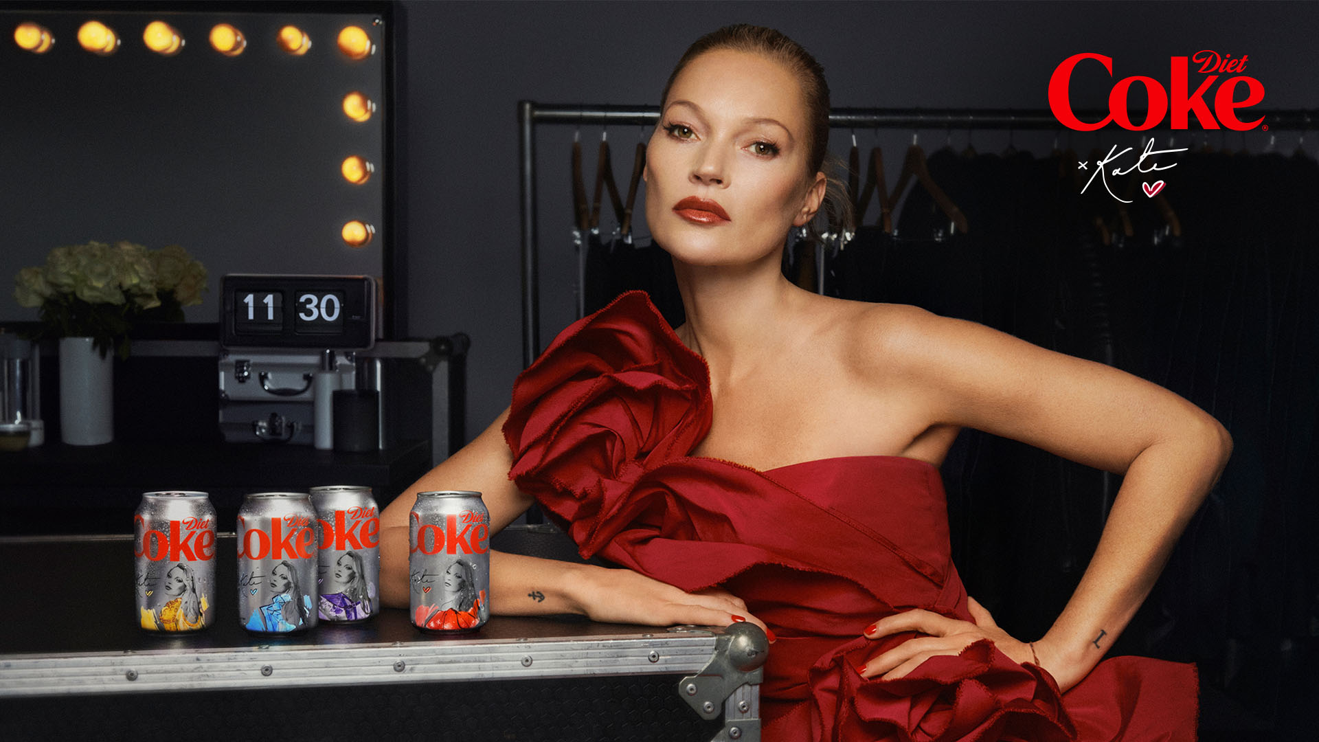 kate moss drinking diet coke