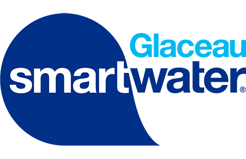 GLACÉAU Smartwater logo.