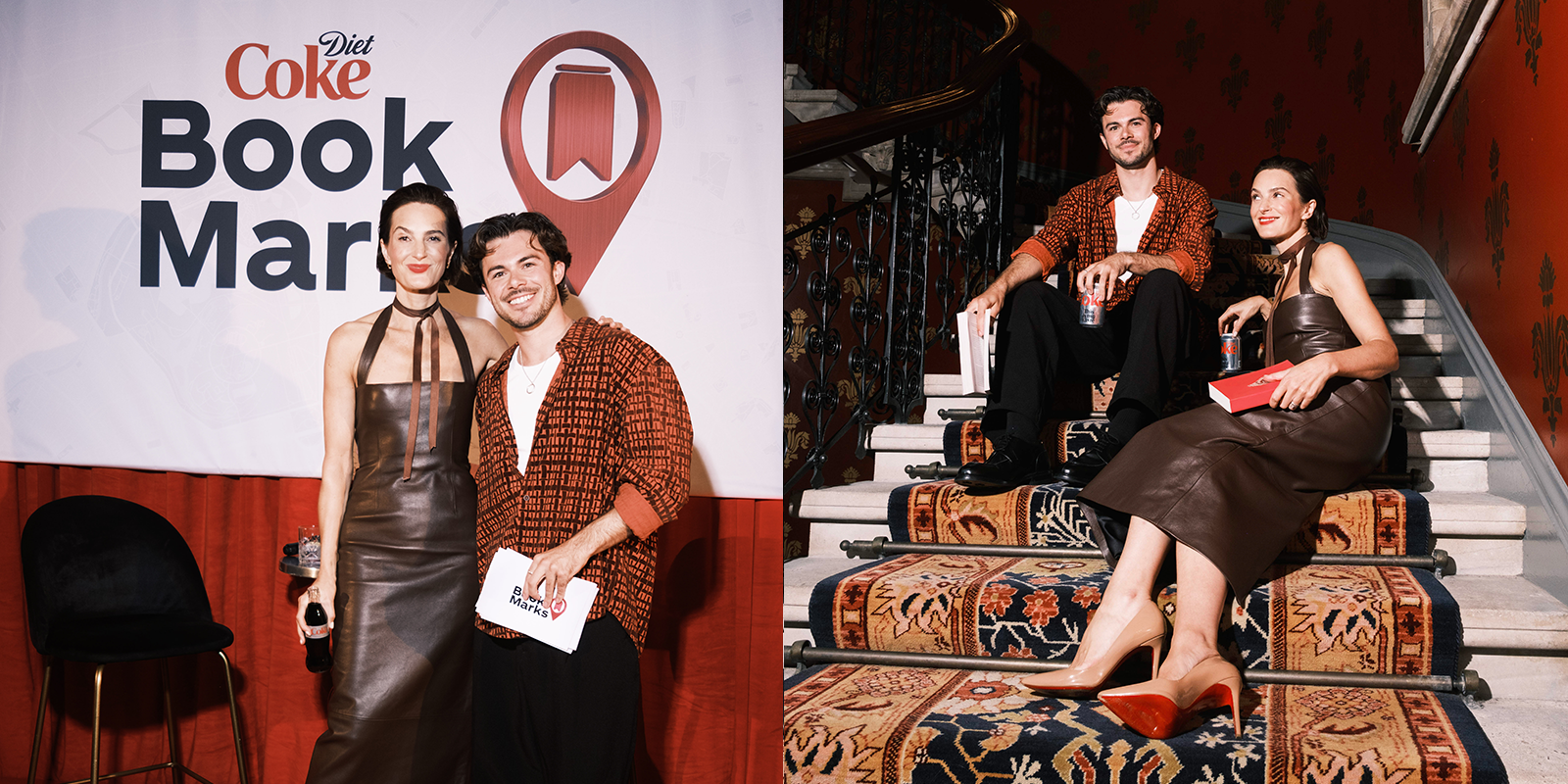 Elizabeth Day and Jack Edwards leave their bookmark on Diet Coke’s new literary taste map