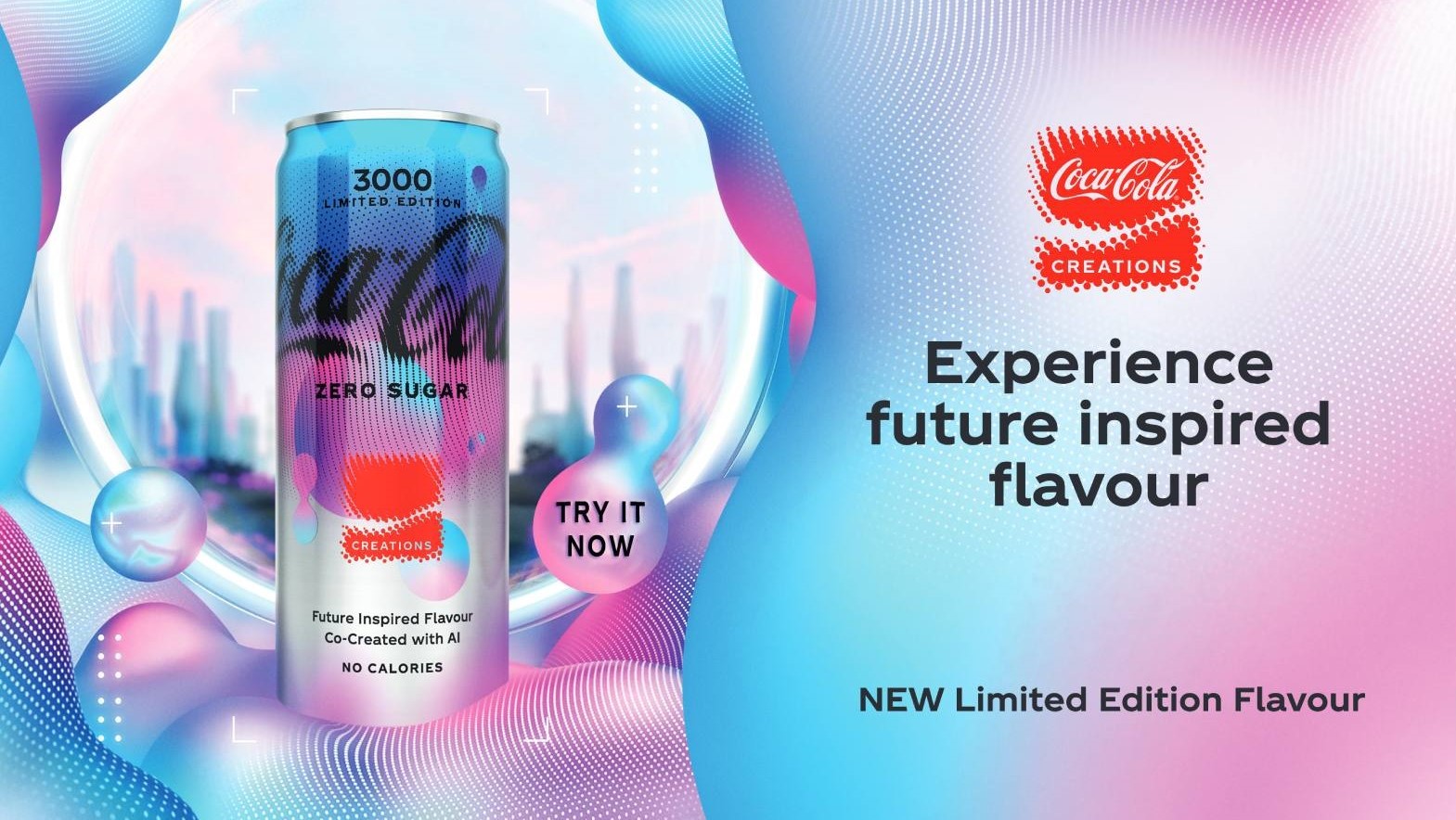 image of the new Coke Creations 3000 can
