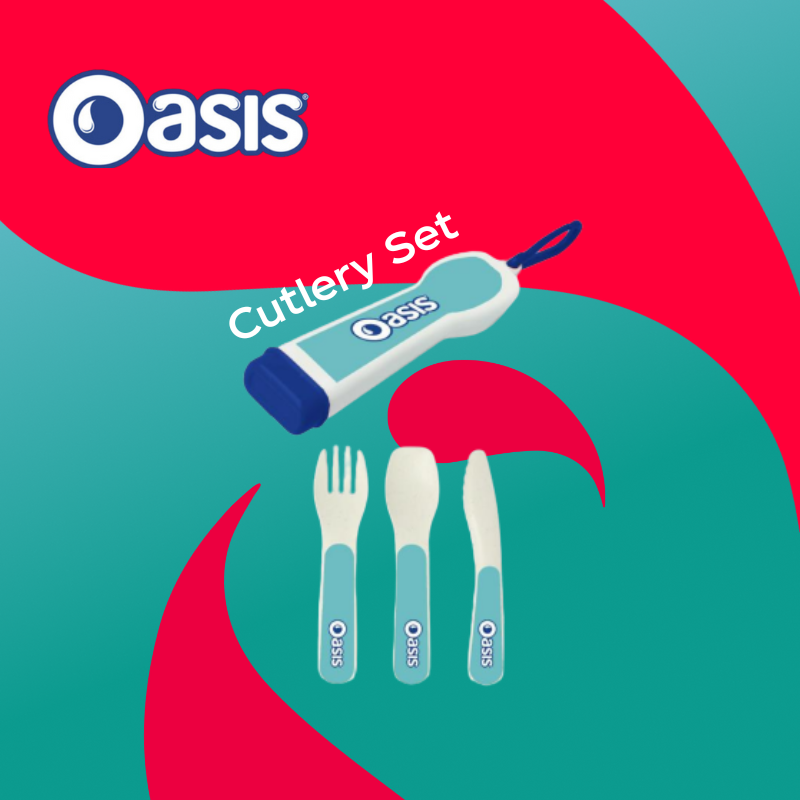 Oasis Lunch Set on blue background