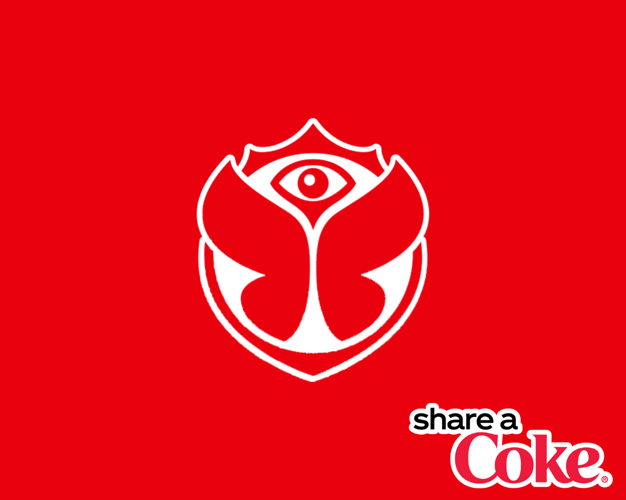 tomorrowland music festival ticket with share a coke