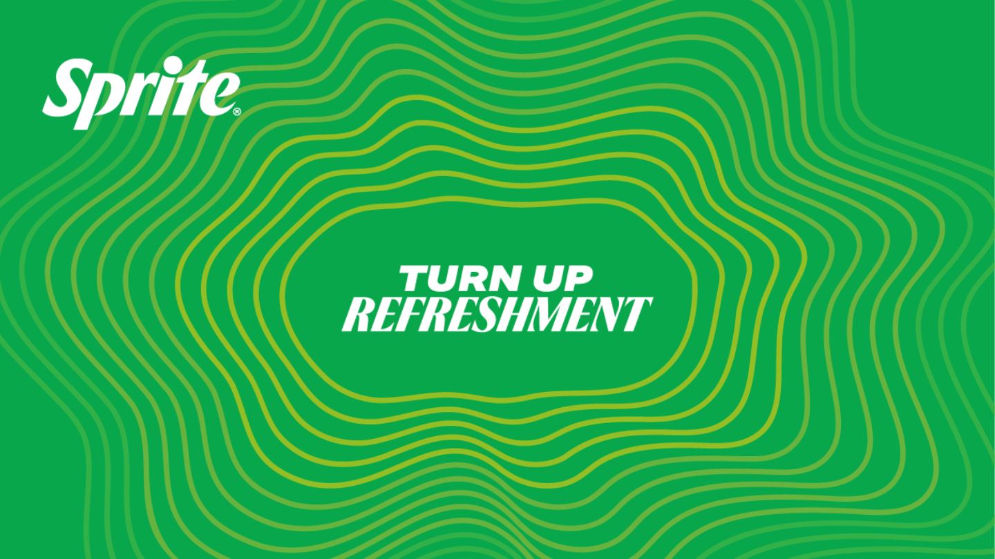 Sprite logo on green background