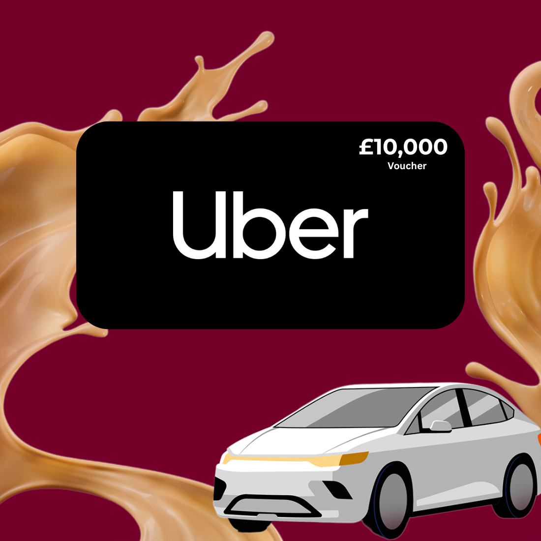 Uber 10,000 pound voucher