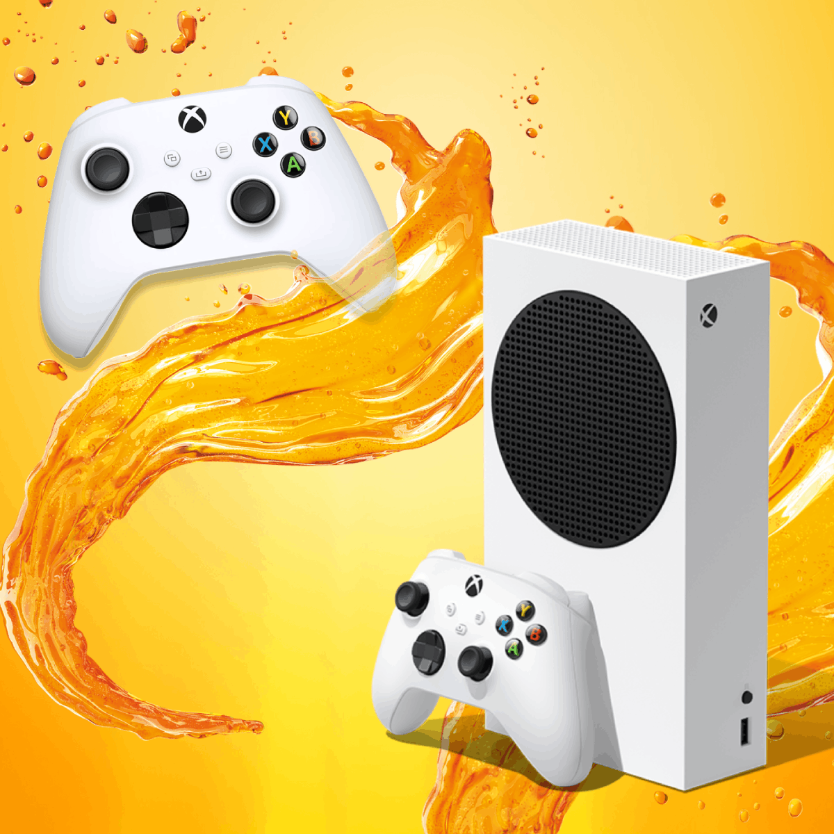 Xbox Series S Console and Xbox Controller