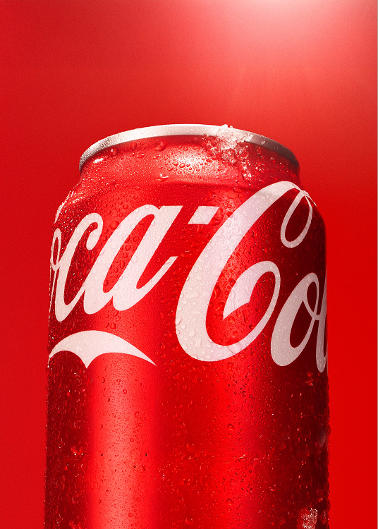 A can of Coca-Cola Original Taste