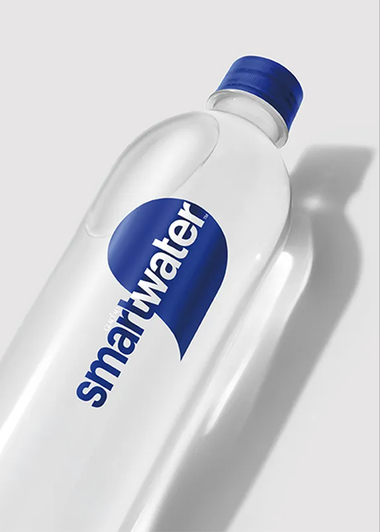 A bottle of smartwater