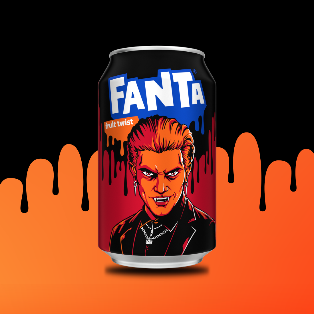 Fanta Fruit Twist can