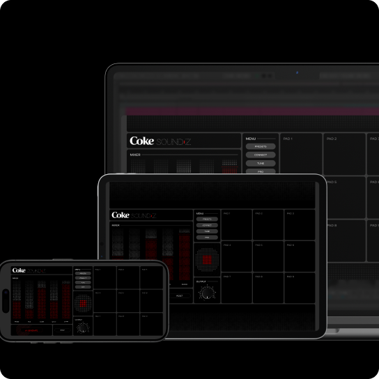 Uplift your creations with Coke SoundZ.