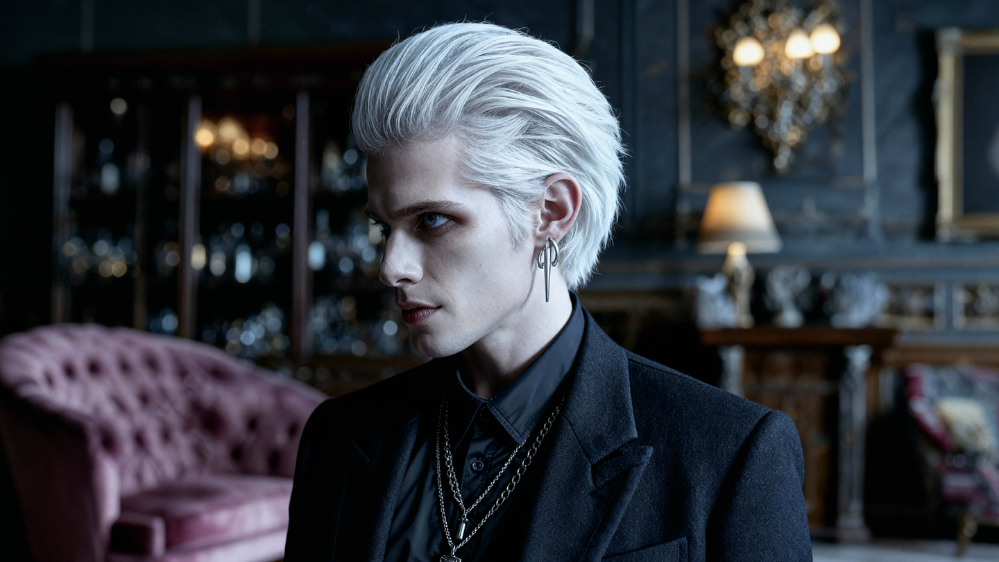 Prince of Vampires character shown in a dark, stylish Halloween scene.