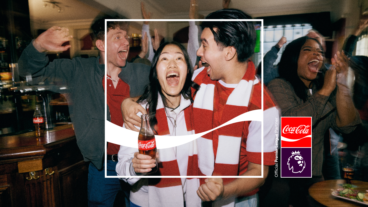 Coca-Cola x Premier League banner 
