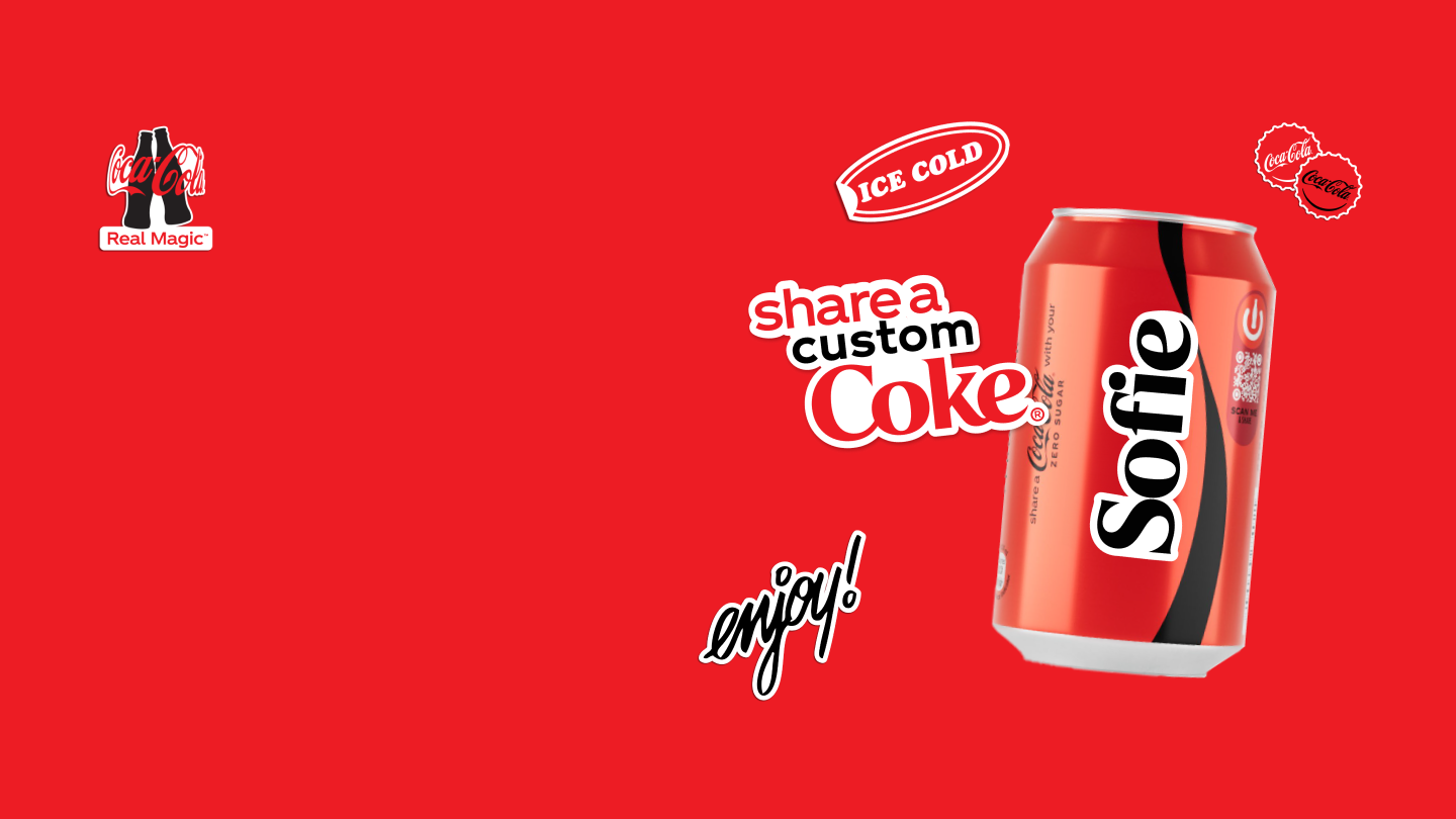 Customise your Coca-Cola