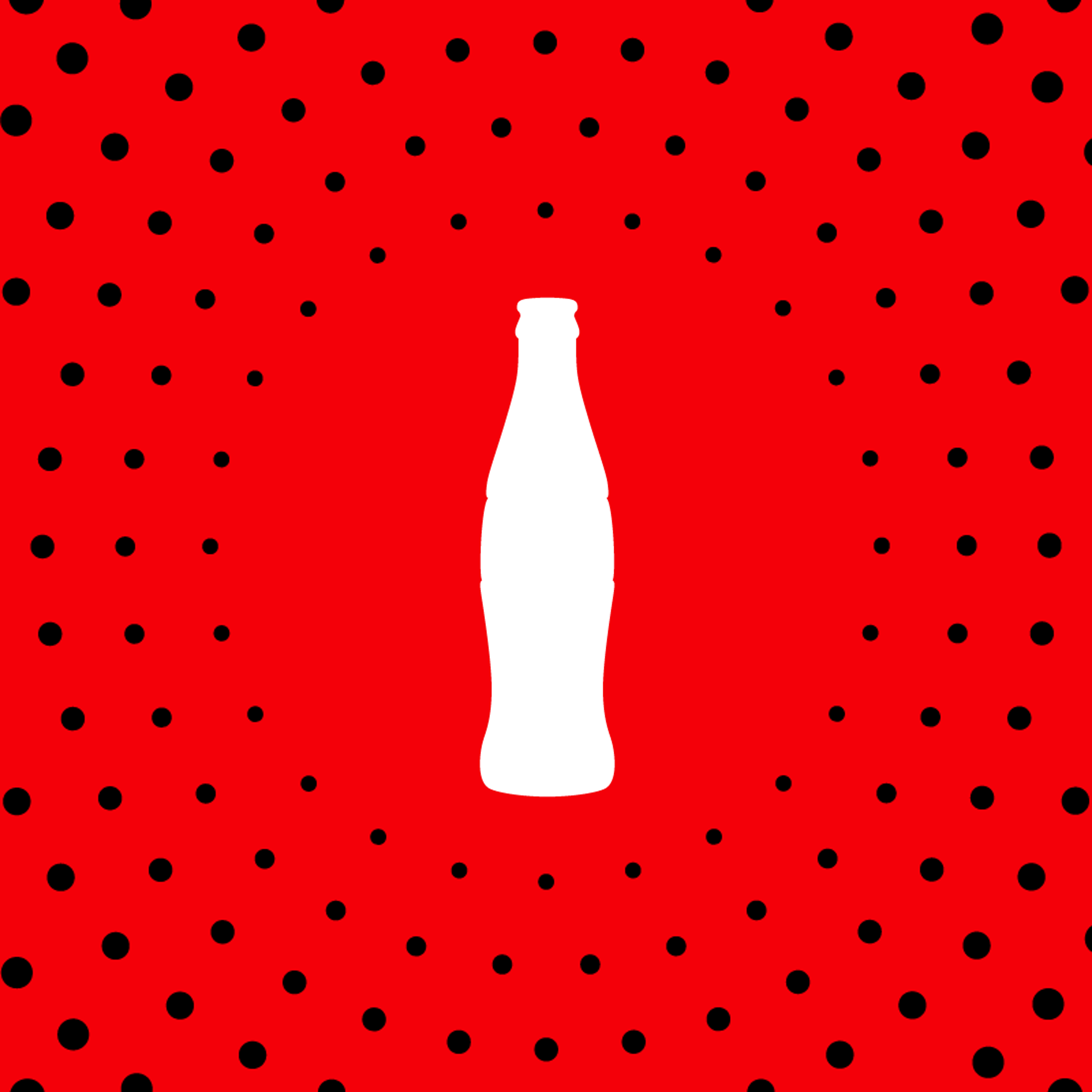 icon showing a traditional coke bottle