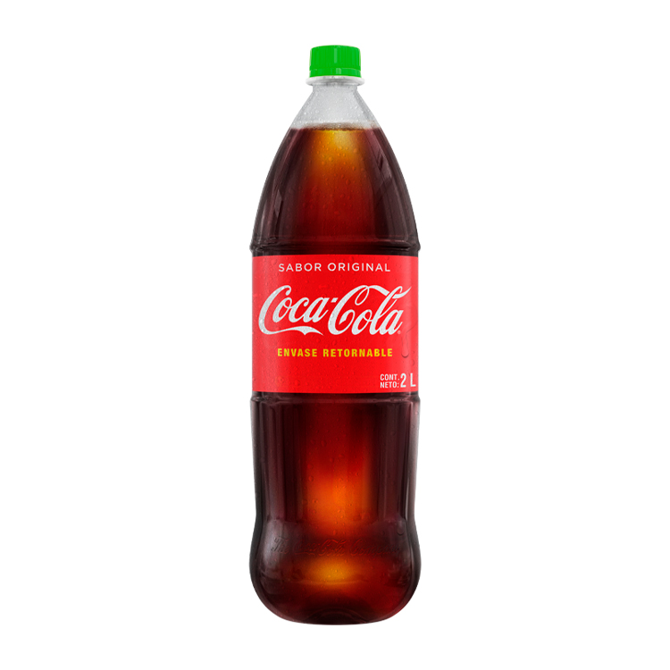 Botella de Coca-Cola Sabor Original Retornable 2L