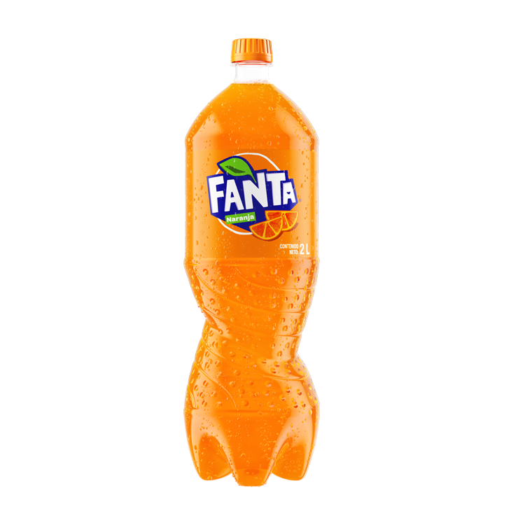 Botella de Fanta Naranja 2L