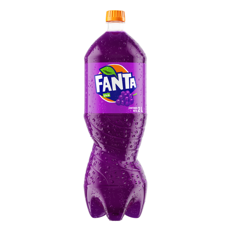 Botella de Fanta Uva 2L