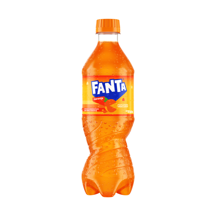 Botella de Fanta Naranja 600mL