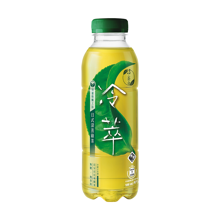 Authentic Tea House® Cold Brew Japanese Deep-Steamed Green Tea Beverage (No Sugar) bottle