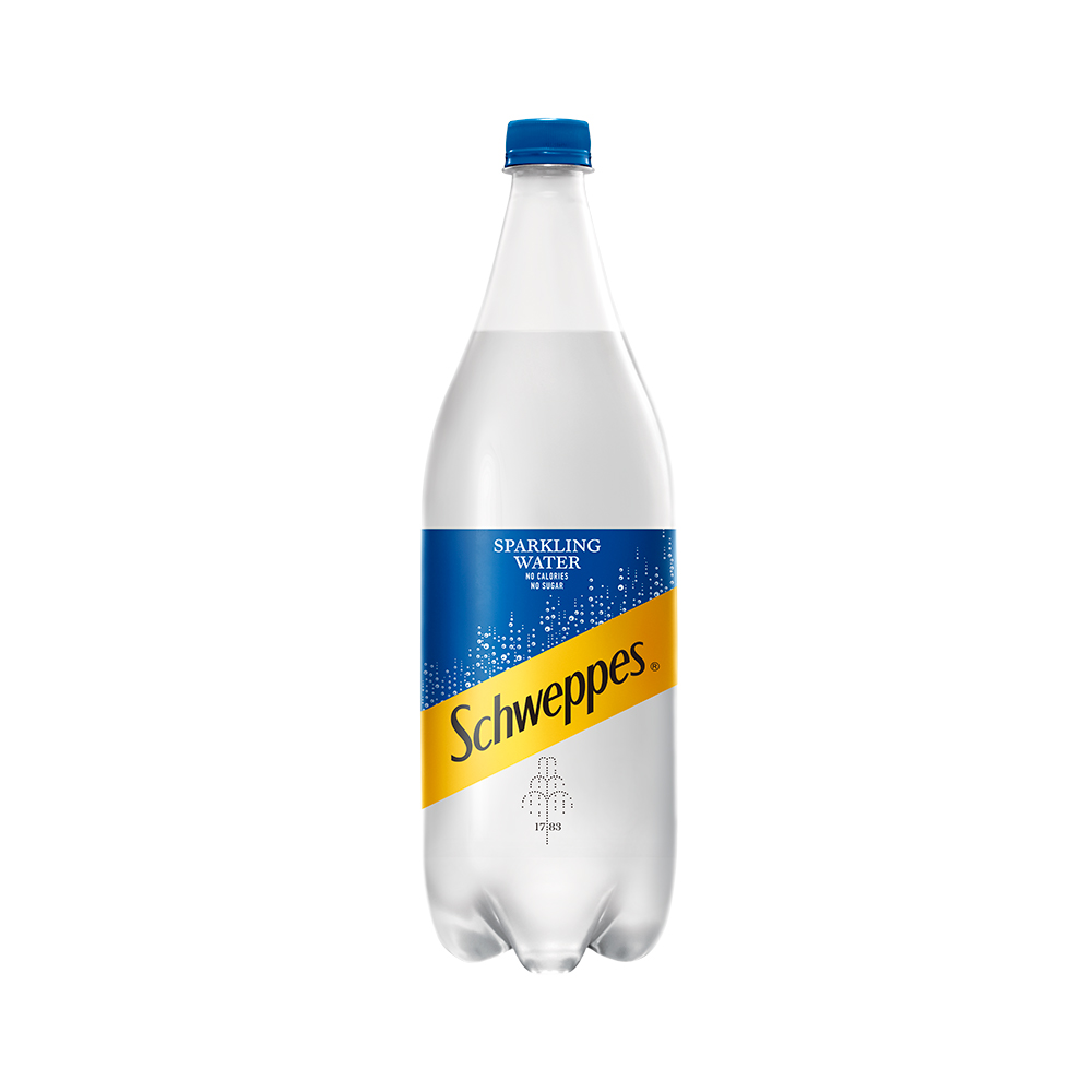 Schweppes Sparkling Water bottle