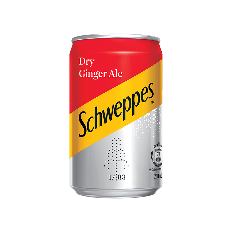 Schweppes Dry Ginger Ale can