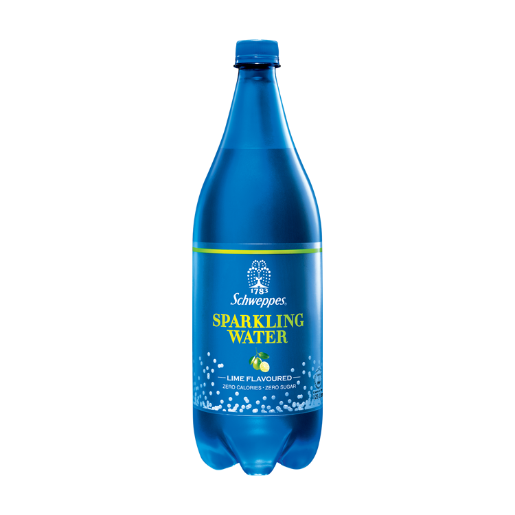 Schweppes Sparkling Water (Lemon) bottle
