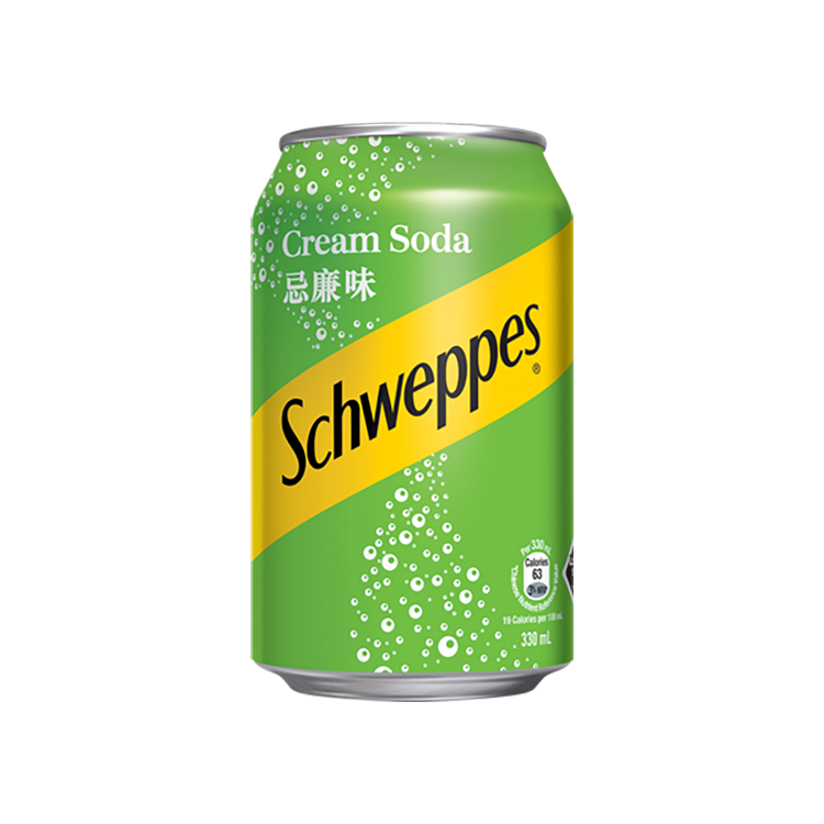 玉泉忌廉味汽水罐