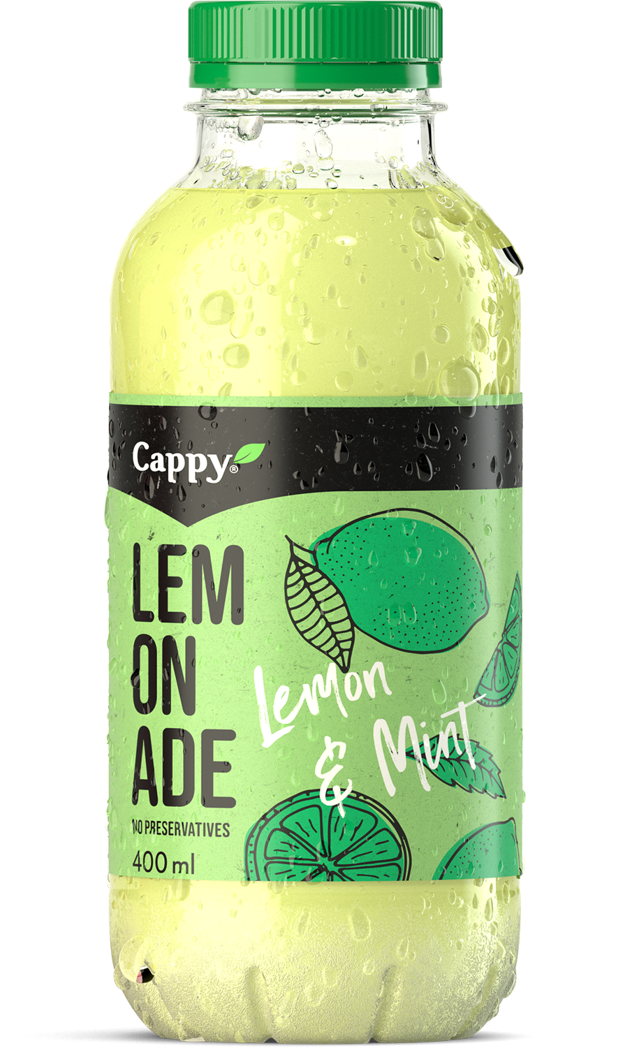 cappy lemonade mint bočica s bijelom pozadinom