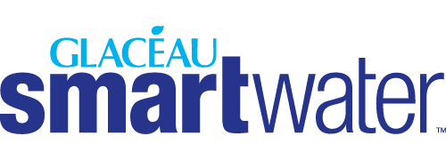Logotip smartwater s bijelom pozadinom