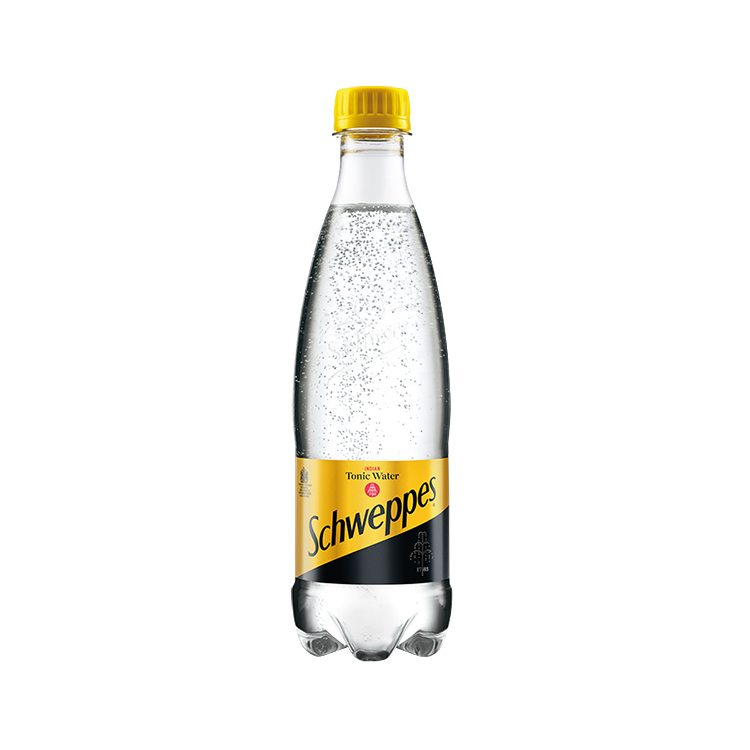 Schweppes Tonic Water bočica s bijelom pozadinom