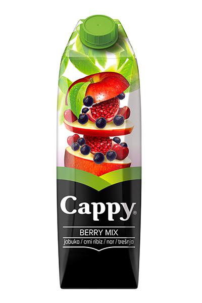 cappy berry mix sok s bijelom pozadinom