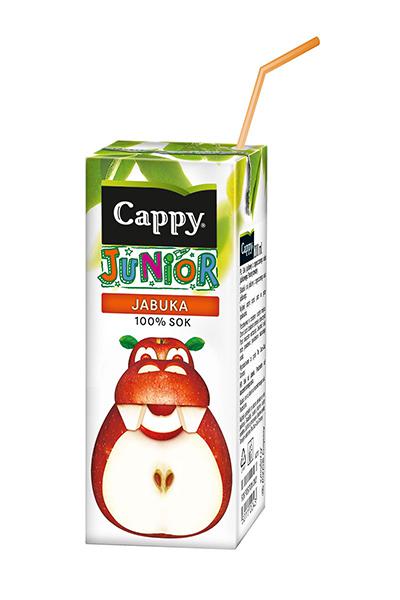 cappy junior jabuka sok s bijelom pozadinom