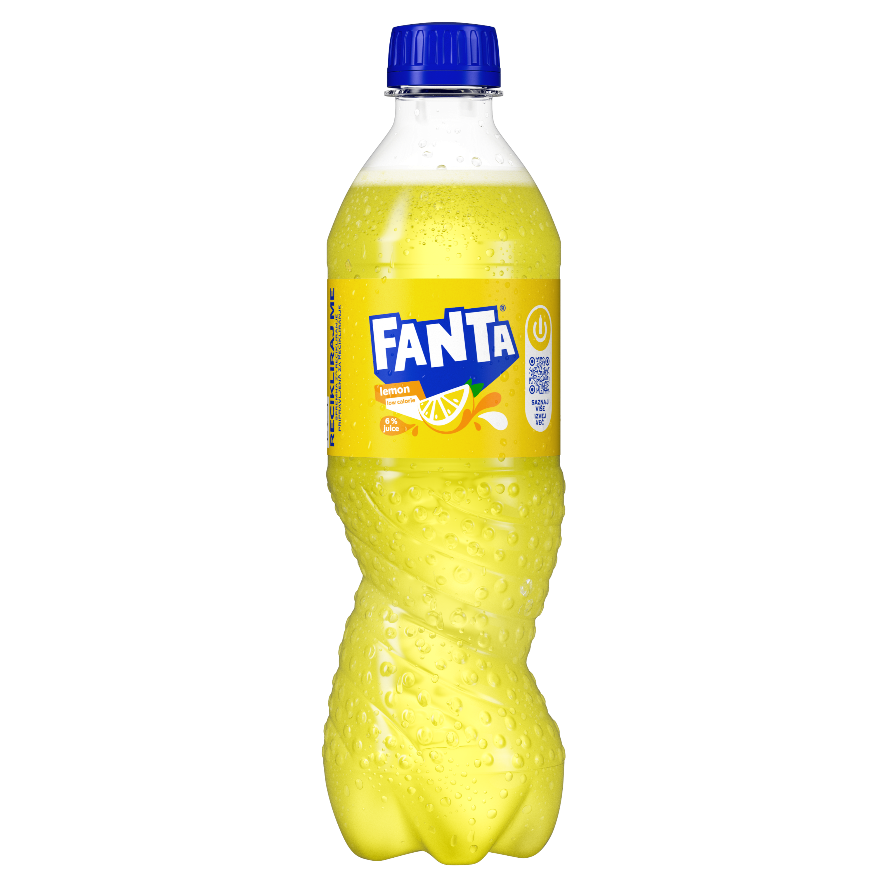 fanta lemon bočica bez pozadine