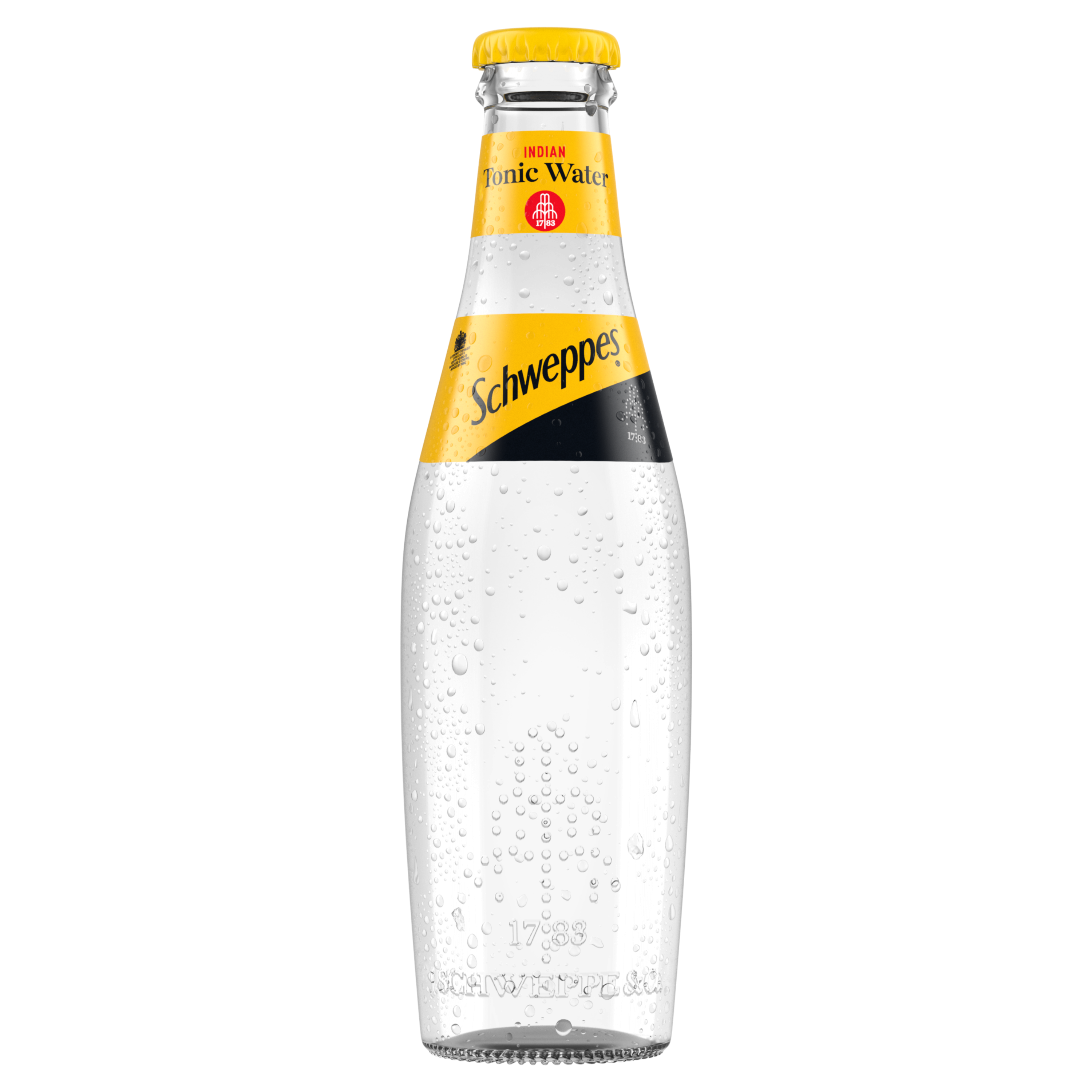 Schweppes Tonic Water bočica s bijelom pozadinom