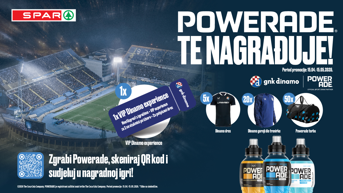 Powerade te nagrađuje