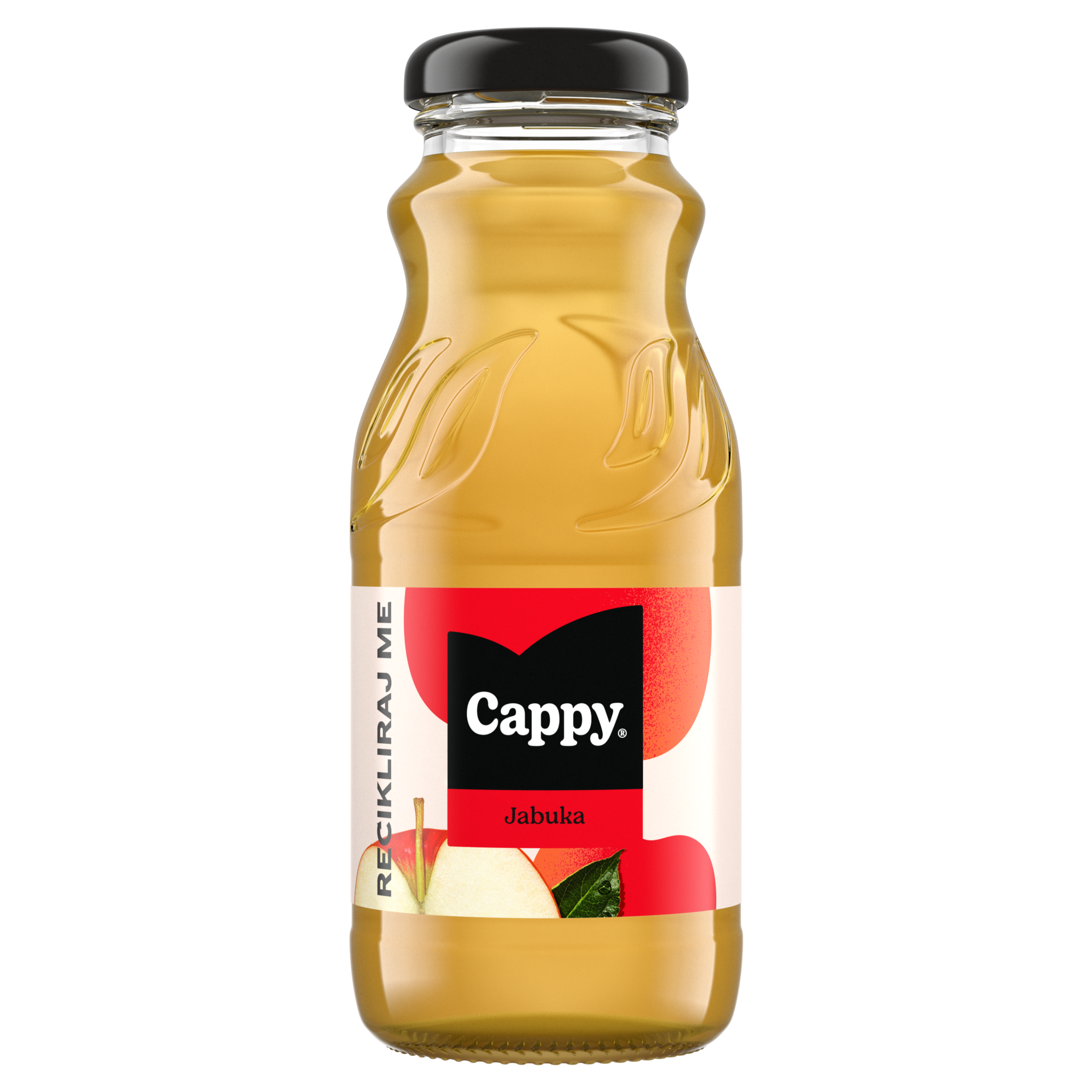 cappy jabuka s bijelom pozadinom