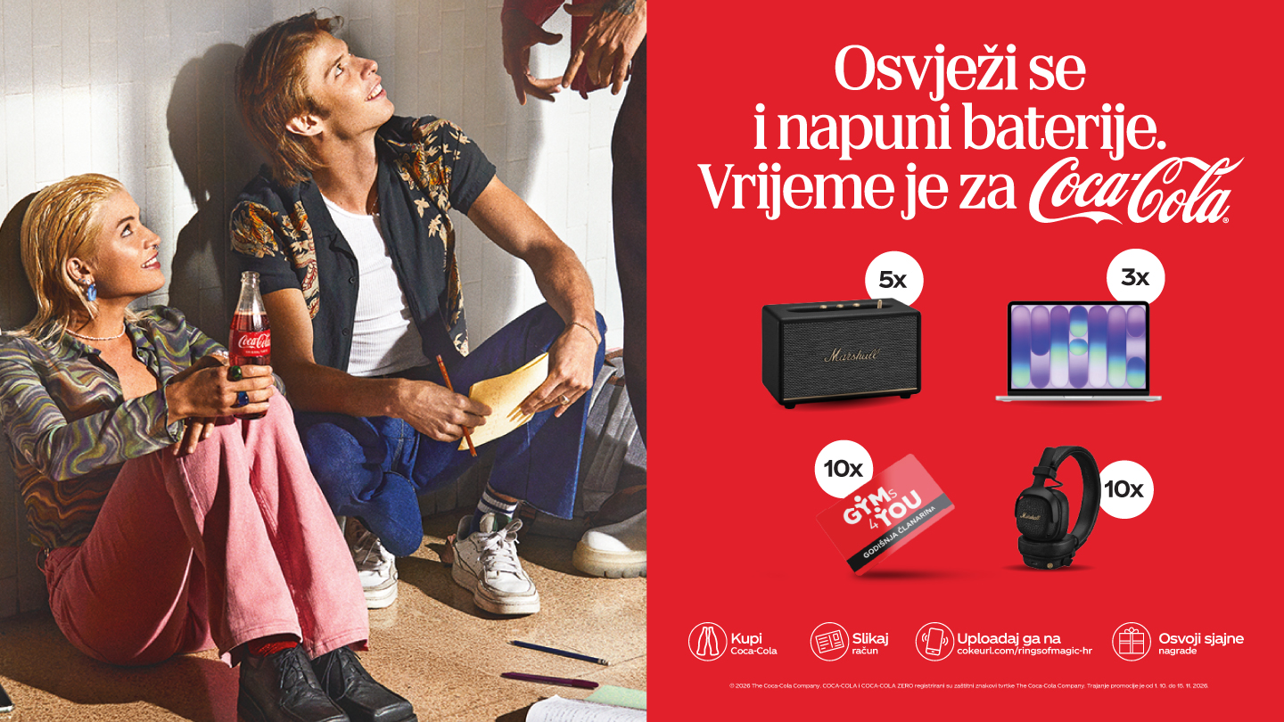 Rings of Magic promotivni poster koji prikazuje nagrade popot Macbook Neo, Marshall zvučnici itd