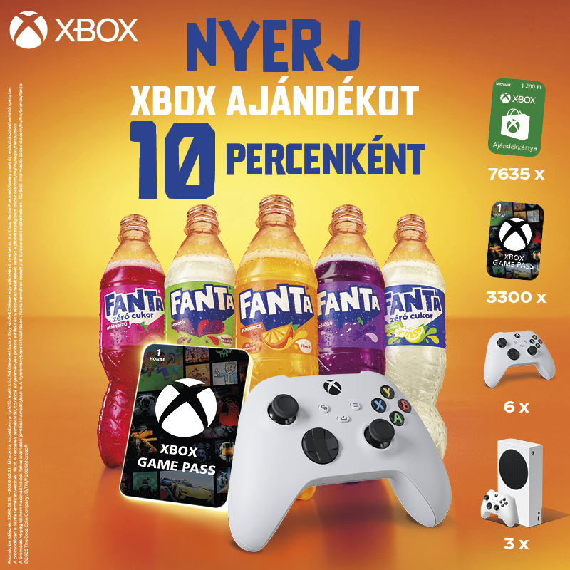 Fanta Xbox promó kép