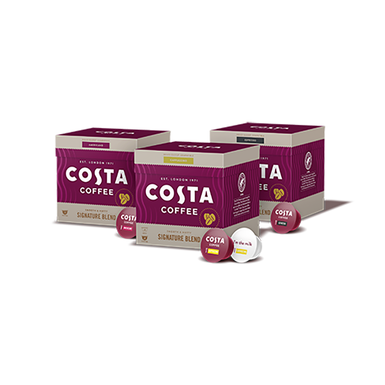 Costa Coffee Dolce Gusto®-kompatibilis kávékapszulák