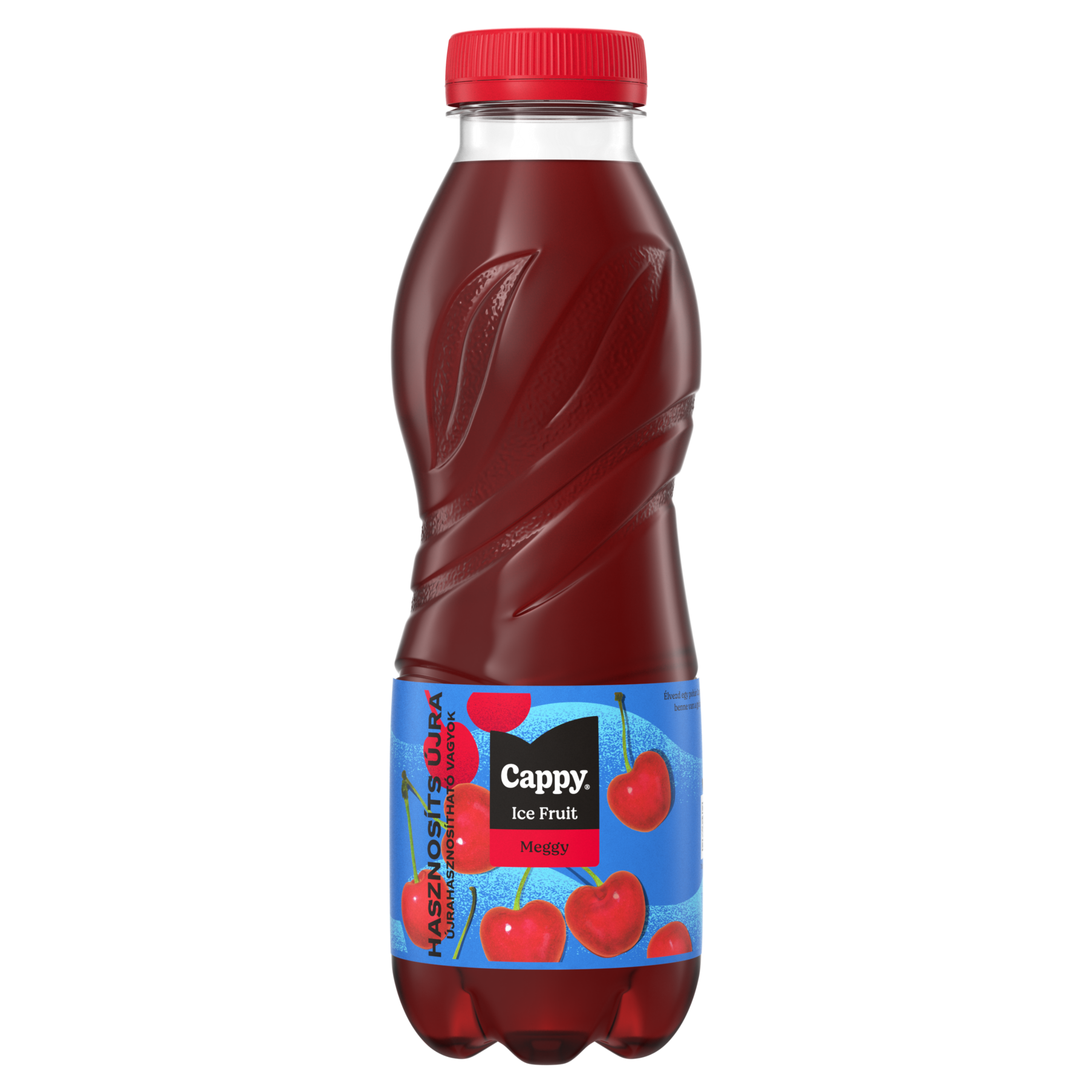 Cappy ice fruit meggy műanyag palack