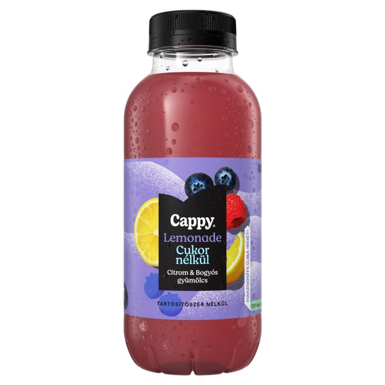 Cappy Lemonade Berry Zero műanyag palack