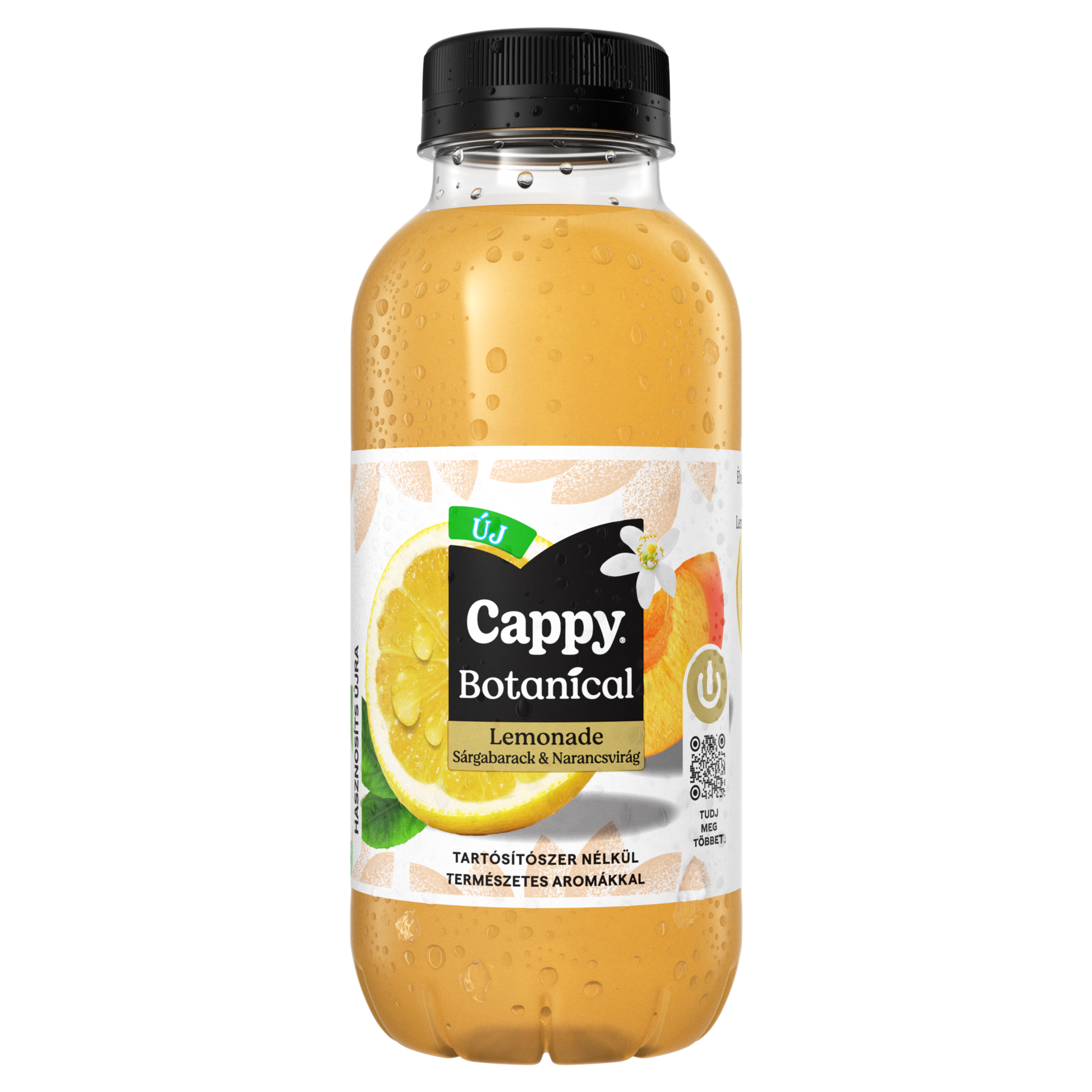 Cappy Lemonade Botanical Sárgabarack & Narancsvirág műanyag palack