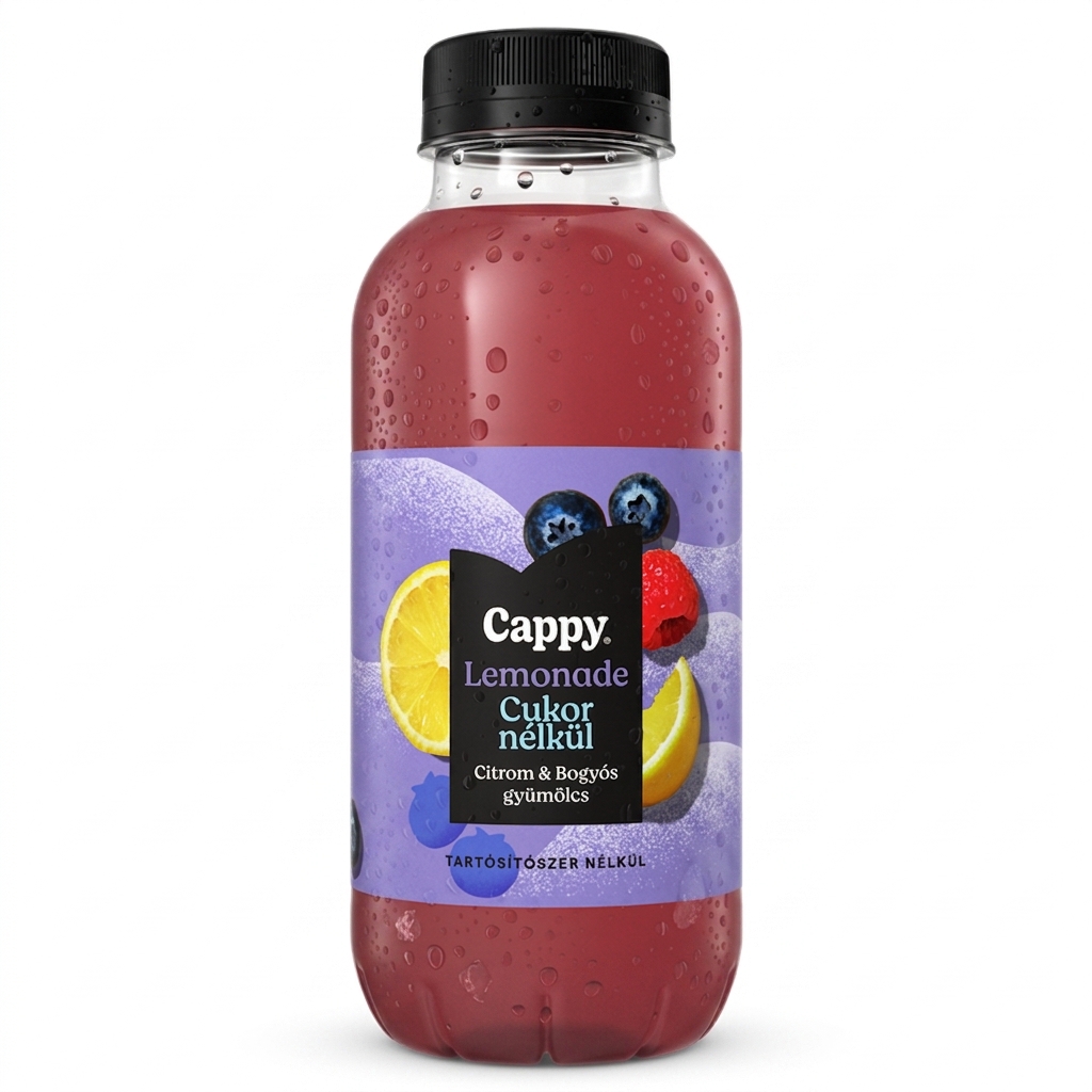 Cappy Lemonade Berry Zero műanyag palack