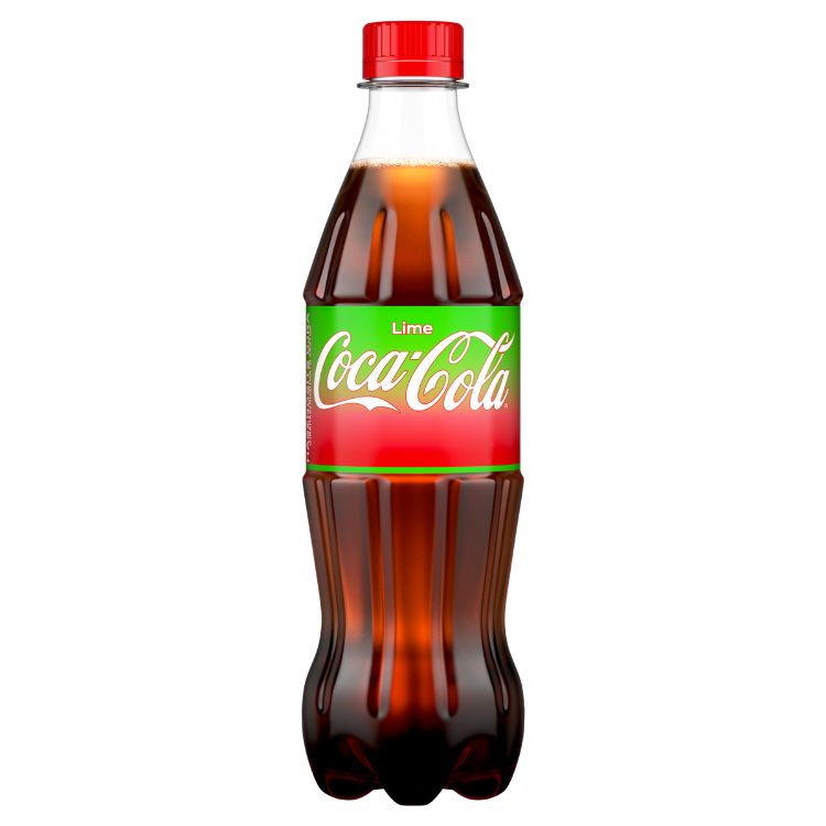 Coca‑Cola Lime műanyag palack