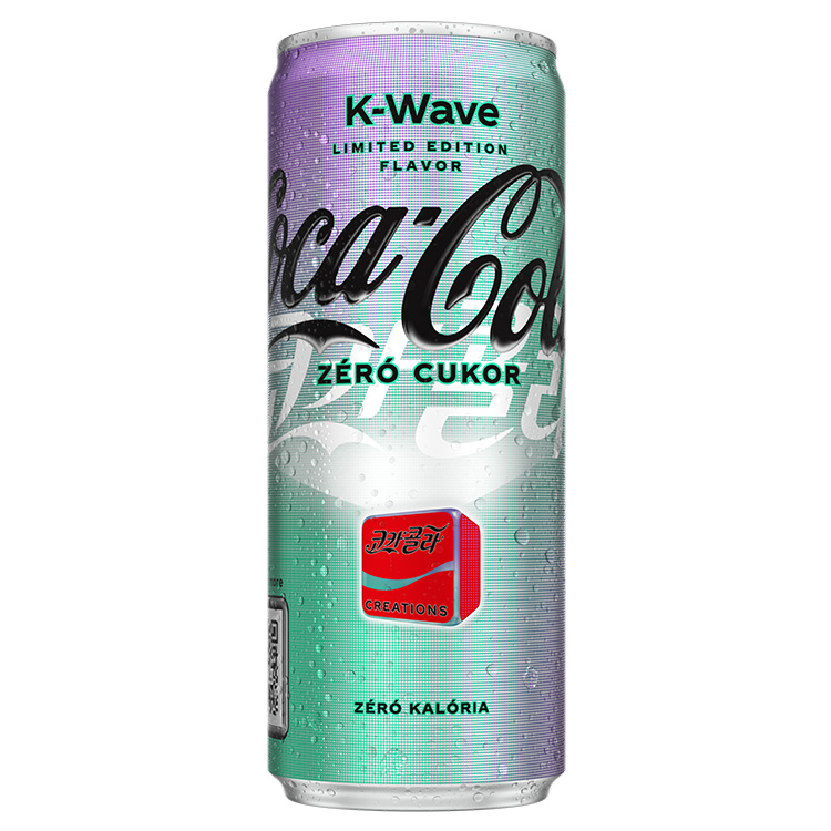 Coca‑Cola Creations K-Wave üdítős doboz