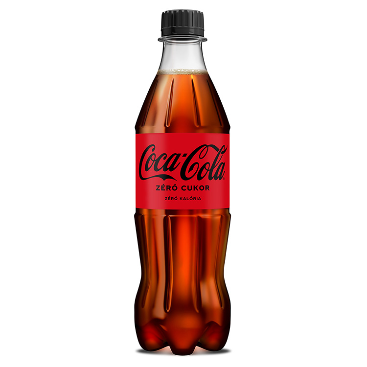 Coca-Cola Zero műanyag palack