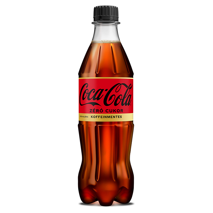 Coca-Cola Zero Zero műanyag palack