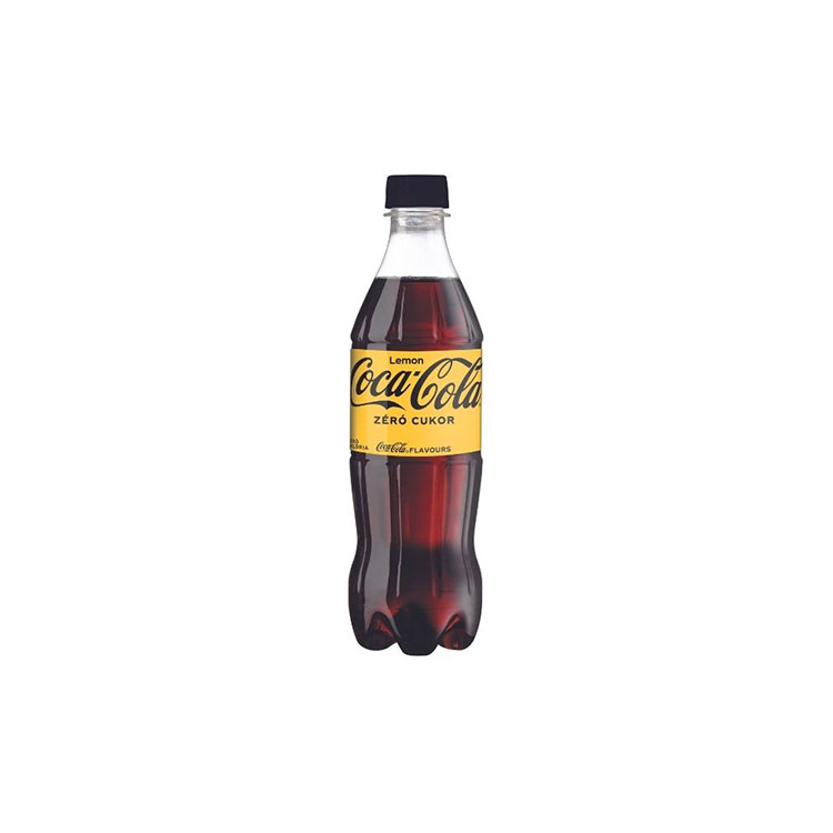 Coca‑Cola Zero Lemon műanyag palack