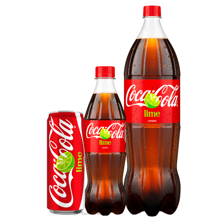 Coca-Cola Lime műanyag palack