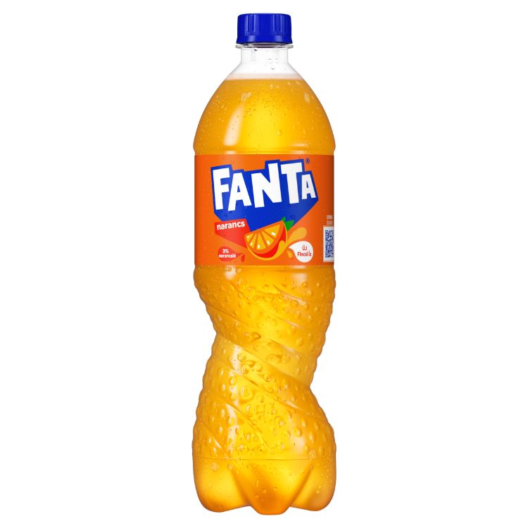 Fanta narancs műanyag palack